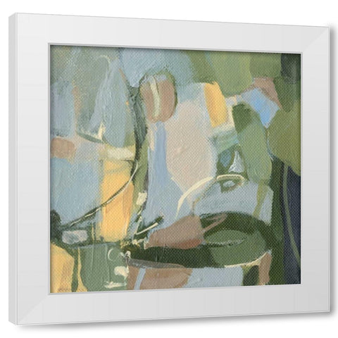 Twinkle White Modern Wood Framed Art Print by Long, Christina