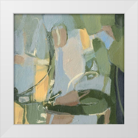 Twinkle White Modern Wood Framed Art Print by Long, Christina