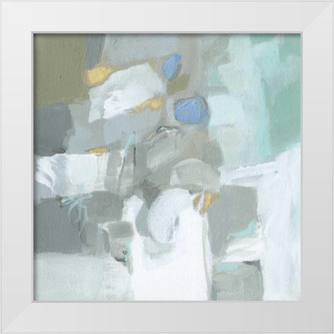 Toasted Coconut White Modern Wood Framed Art Print by Long, Christina