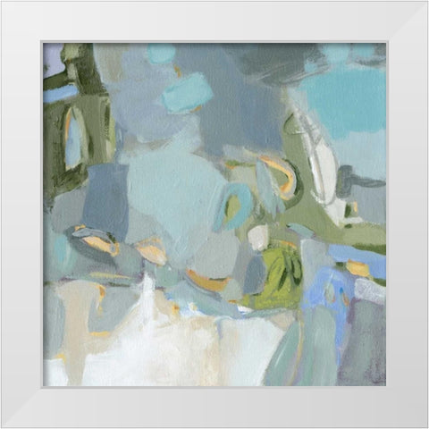 Moonlight White Modern Wood Framed Art Print by Long, Christina