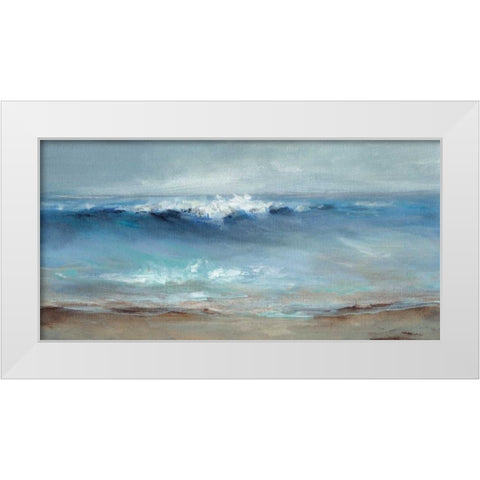 Northeast Wind White Modern Wood Framed Art Print by Long, Christina