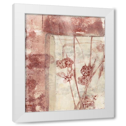 Framed Blossoms I White Modern Wood Framed Art Print by Goldberger, Jennifer