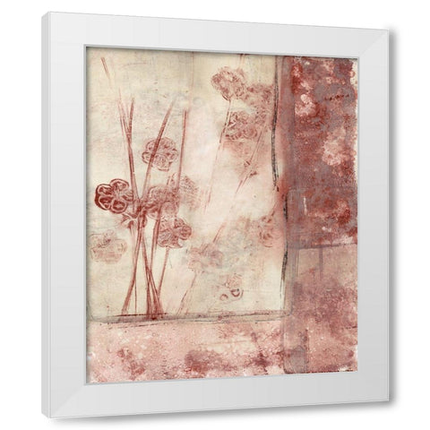 Framed Blossoms II White Modern Wood Framed Art Print by Goldberger, Jennifer