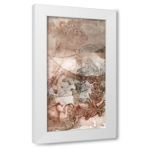 Layered Filigree II White Modern Wood Framed Art Print by Goldberger, Jennifer