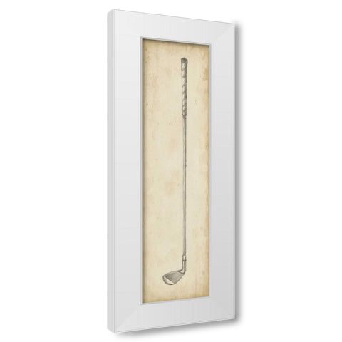 Vintage Golf Clubs II White Modern Wood Framed Art Print by Harper, Ethan