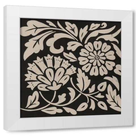 Ginter Charcoal II White Modern Wood Framed Art Print by Zarris, Chariklia