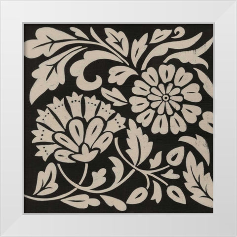 Ginter Charcoal II White Modern Wood Framed Art Print by Zarris, Chariklia