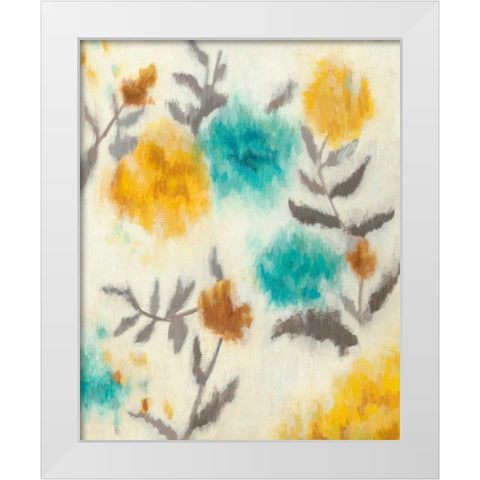 Cambridge Blooms II White Modern Wood Framed Art Print by Meagher, Megan