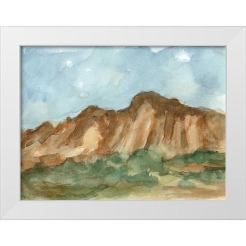 Watercolour Sketchbook IX White Modern Wood Framed Art Print by Harper, Ethan