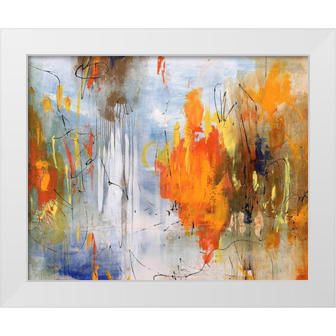 Sundowners White Modern Wood Framed Art Print by Schicker, Joshua