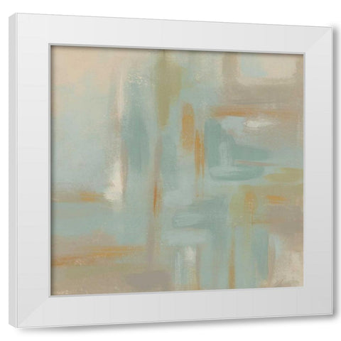 Mirage II White Modern Wood Framed Art Print by Vess, June Erica