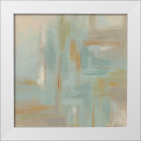 Mirage II White Modern Wood Framed Art Print by Vess, June Erica