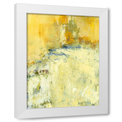 Among the Yellows II White Modern Wood Framed Art Print by Bothne, Janet