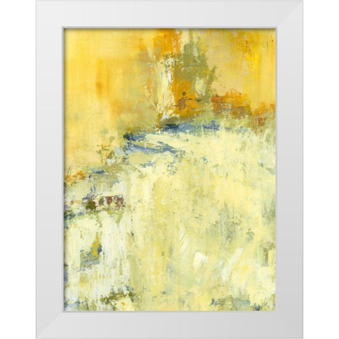 Among the Yellows II White Modern Wood Framed Art Print by Bothne, Janet