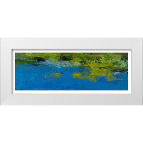 Thicker than Water I White Modern Wood Framed Art Print by Bothne, Janet