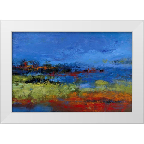 Thicker than Water II White Modern Wood Framed Art Print by Bothne, Janet