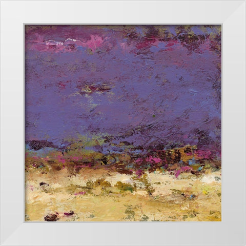 Twilight Time White Modern Wood Framed Art Print by Bothne, Janet