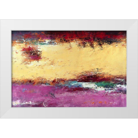 A Bridge to Joy White Modern Wood Framed Art Print by Bothne, Janet