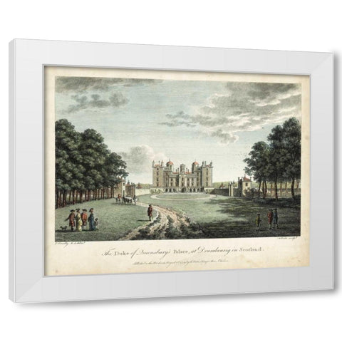 Watts Views I White Modern Wood Framed Art Print by Watts, W.