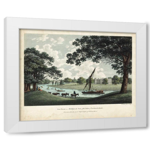 Watts Views VII White Modern Wood Framed Art Print by Watts, W.