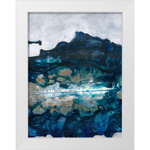 Cooling Pool III White Modern Wood Framed Art Print by Taylor, Kari