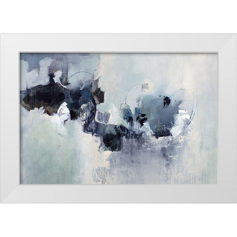 Limmerick Breeze White Modern Wood Framed Art Print by Taylor, Kari