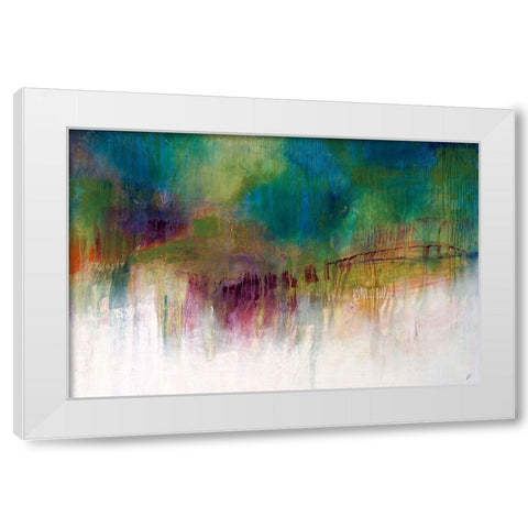 Efflorence Spring White Modern Wood Framed Art Print by Schicker, Joshua