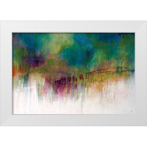 Efflorence Spring White Modern Wood Framed Art Print by Schicker, Joshua