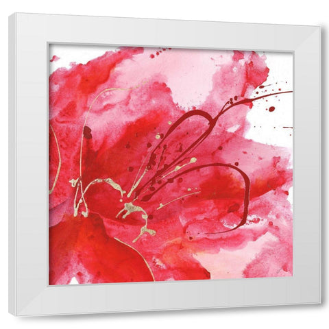 Lazy Cocktail I White Modern Wood Framed Art Print by Edmunds, Sydney