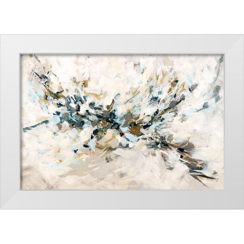 Rising Falcon White Modern Wood Framed Art Print by Taylor, Kari