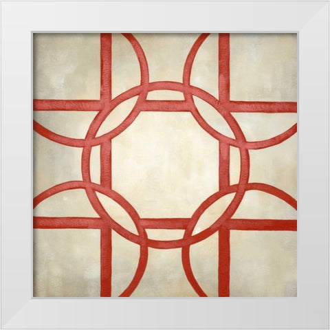 Classical Symmetry XII White Modern Wood Framed Art Print by Zarris, Chariklia