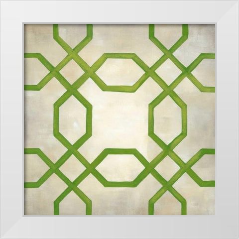 Classical Symmetry XV White Modern Wood Framed Art Print by Zarris, Chariklia