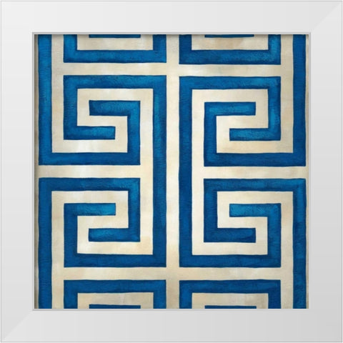 Classical Symmetry XVI White Modern Wood Framed Art Print by Zarris, Chariklia