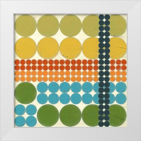 Arcade II White Modern Wood Framed Art Print by Vess, June Erica