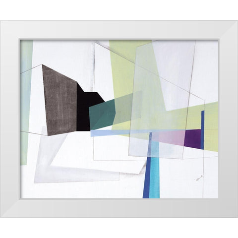 Mixtape IV White Modern Wood Framed Art Print by Edmunds, Sydney