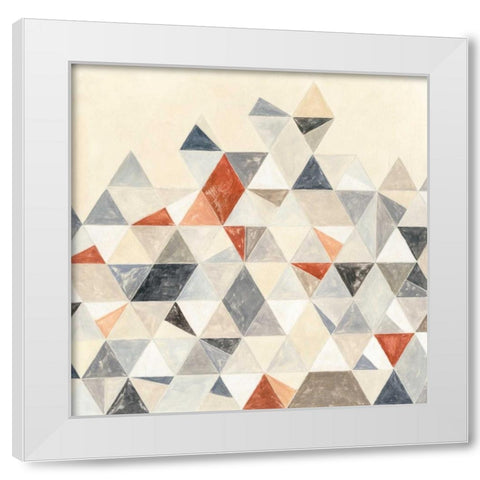 Division and Connection II White Modern Wood Framed Art Print by Meagher, Megan