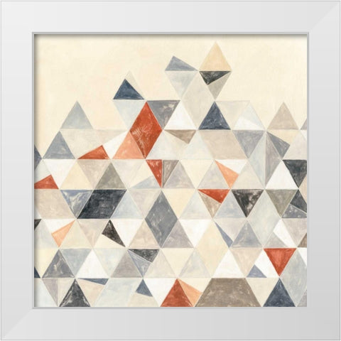 Division and Connection II White Modern Wood Framed Art Print by Meagher, Megan
