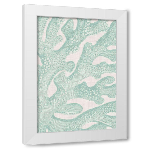 Coastal Christmas Collection F White Modern Wood Framed Art Print by Vision Studio