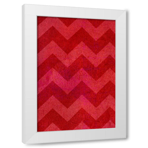 DIY Love Collection D White Modern Wood Framed Art Print by Vision Studio