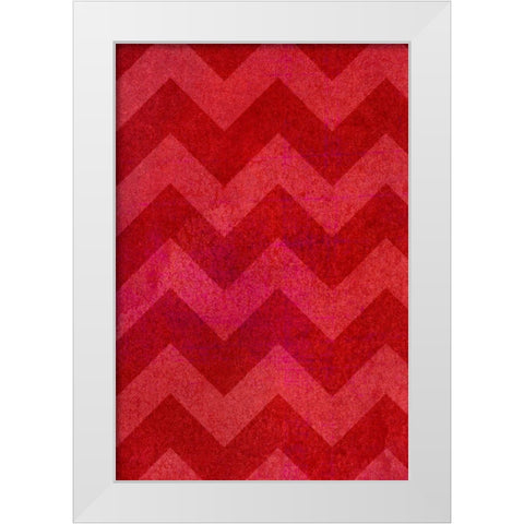 DIY Love Collection D White Modern Wood Framed Art Print by Vision Studio