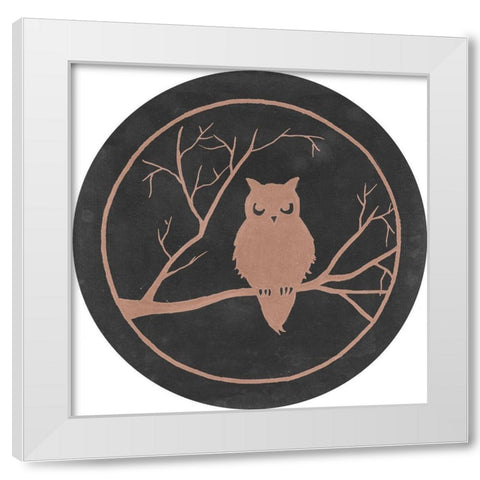 Spooky Chalkboard Collection C White Modern Wood Framed Art Print by Popp, Grace