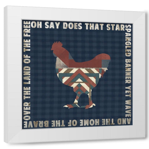 Fourth on the Farm Collection H White Modern Wood Framed Art Print by Studio W