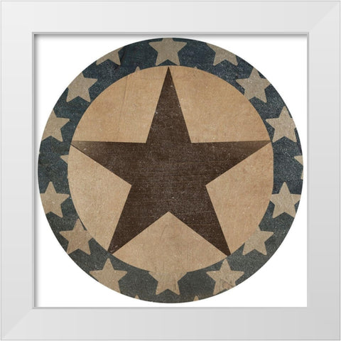 Patriotic Collection G White Modern Wood Framed Art Print by Vess, June Erica