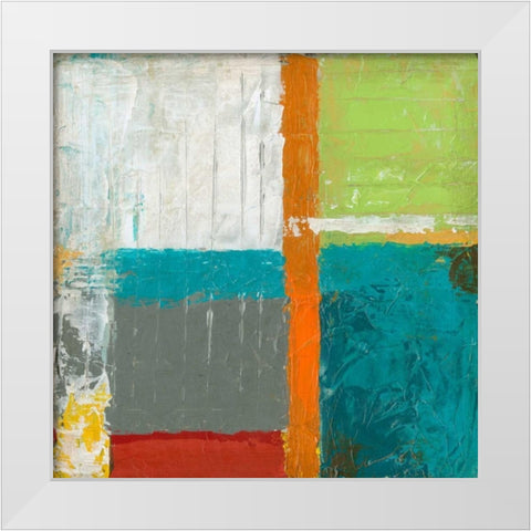 Urban Impact II White Modern Wood Framed Art Print by Vess, June Erica