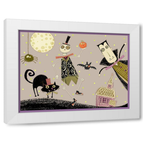 EEK Collection A White Modern Wood Framed Art Print by Eisner, Viv