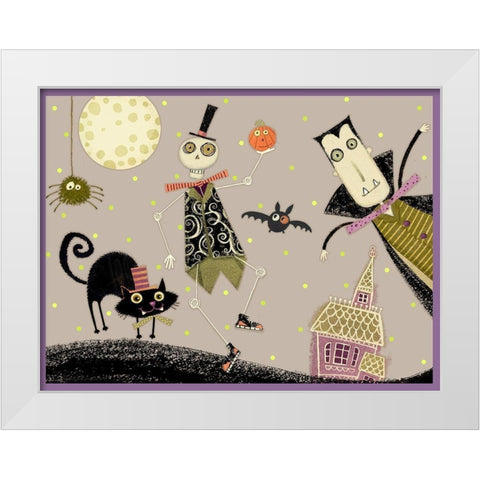 EEK Collection A White Modern Wood Framed Art Print by Eisner, Viv