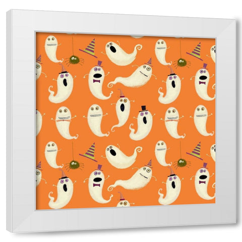 Happy Haunting Collection I White Modern Wood Framed Art Print by Eisner, Viv