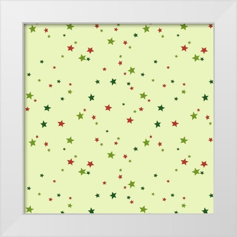 Harlequin Christmas Collection H White Modern Wood Framed Art Print by Eisner, Viv