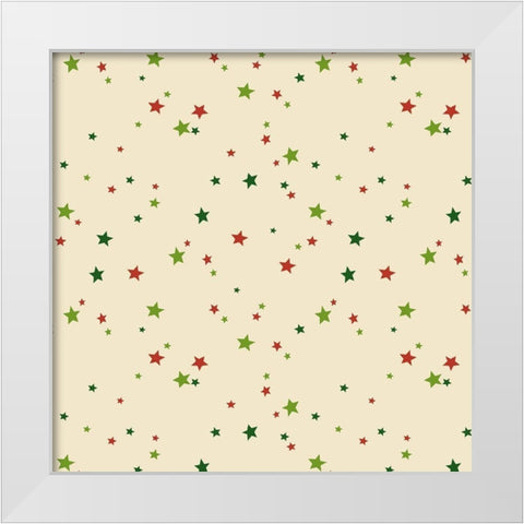 Harlequin Christmas Collection I White Modern Wood Framed Art Print by Eisner, Viv