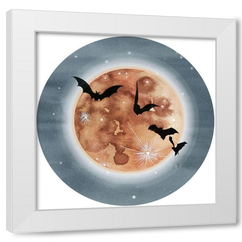 Harvest Moon Collection C White Modern Wood Framed Art Print by Popp, Grace